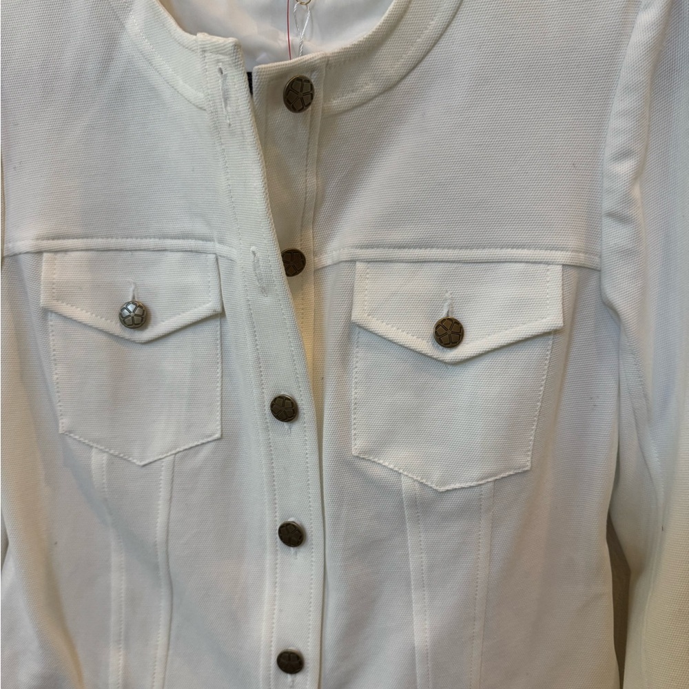 Trina Turk Cream Jacket - Picture 3 of 6
